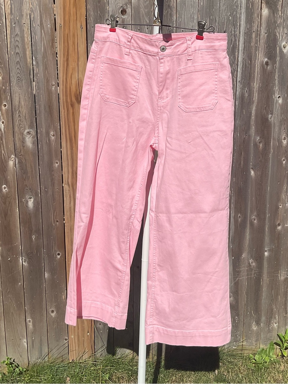 Chic Pink Flare Women's Jeans